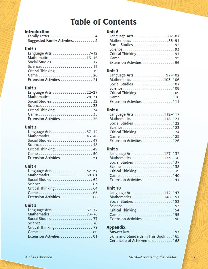 Shell Education Conquering The Grades, Grade 1, Red