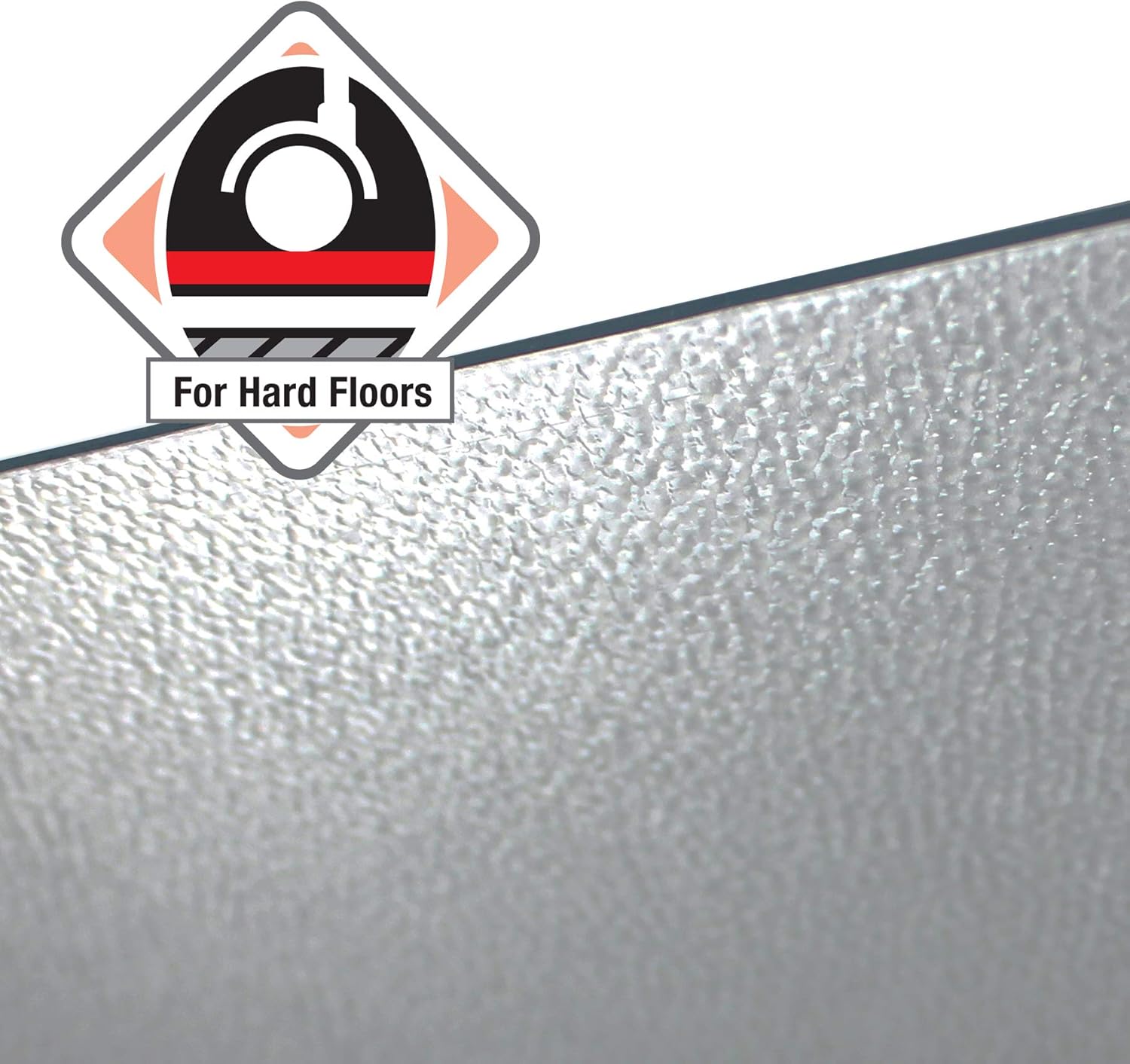 FLOORTEX Cleartex Enhanced Polymer Rectangular Chair Mat with Anti-Slip Backing for Hard Floors