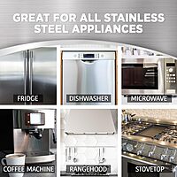 Weiman Stainless Steel Cleaner, 30 Count Cleaning Wipes, Removes Dirt, Grime, and Grease, No Streaks or Residue