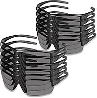 KleenGuard Smith & Wesson Equalizer Safety Glasses Gun Metal Frame Smoke Anti Fog Lens
