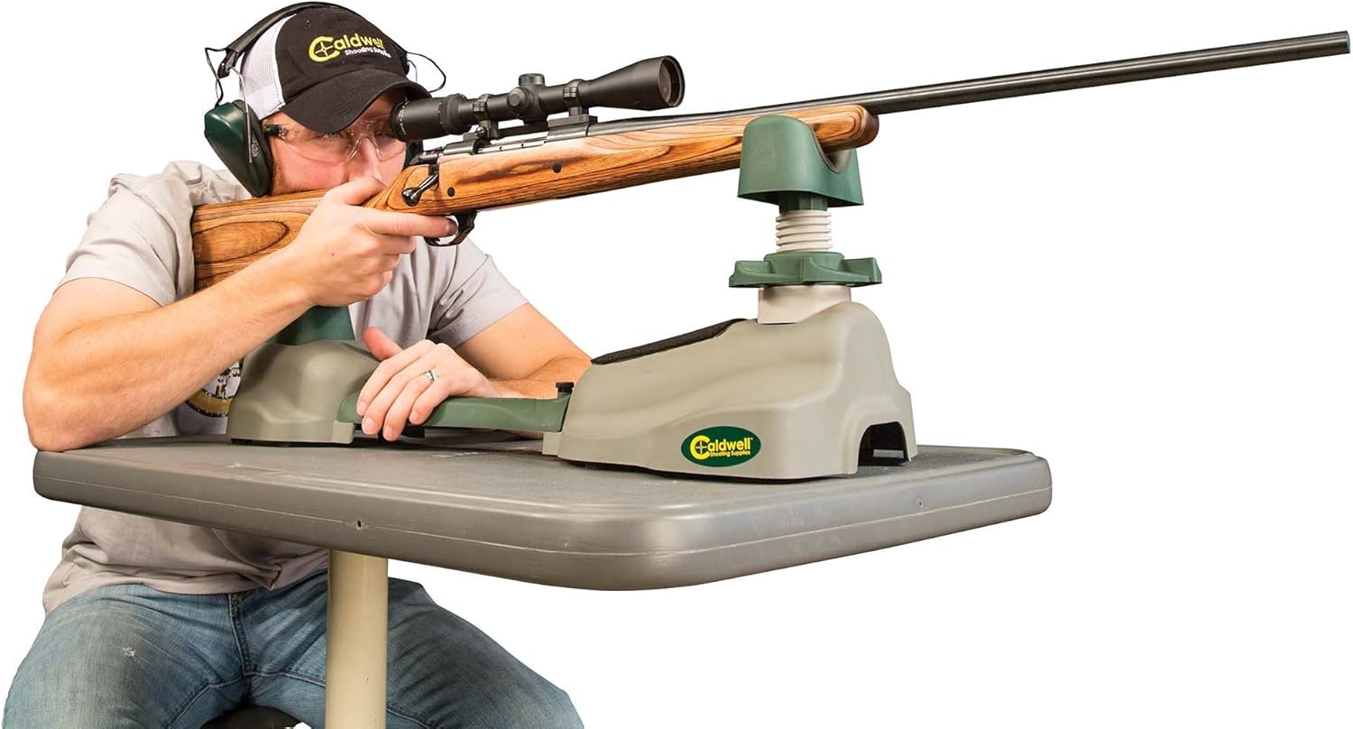 Caldwell Steady Rest NXT Adjustable Ambidextrous Rest for Range, Shot Stabilization, Sight In and Target Shooting