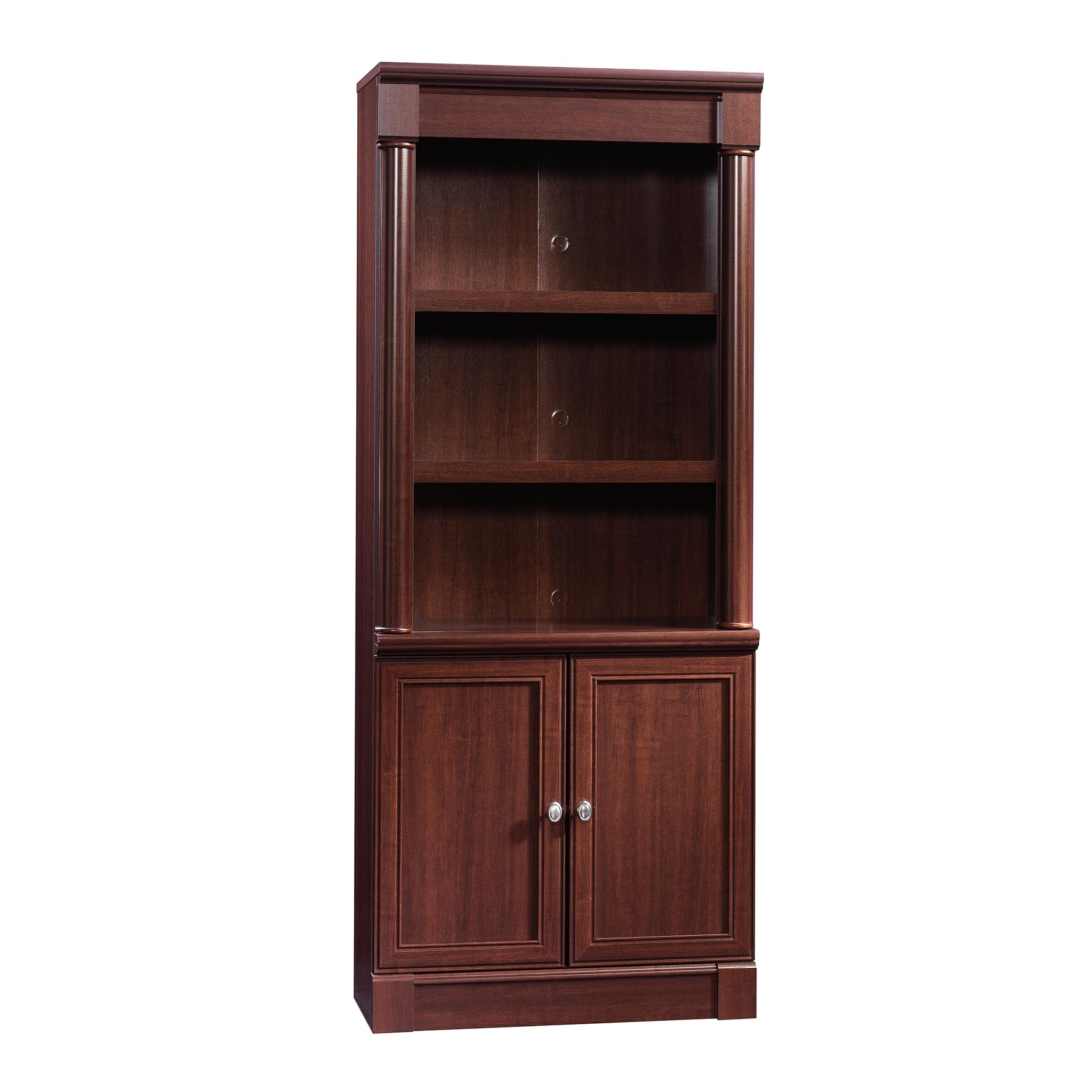SAUDER Palladia 5-Shelf Library Bookcase with Doors