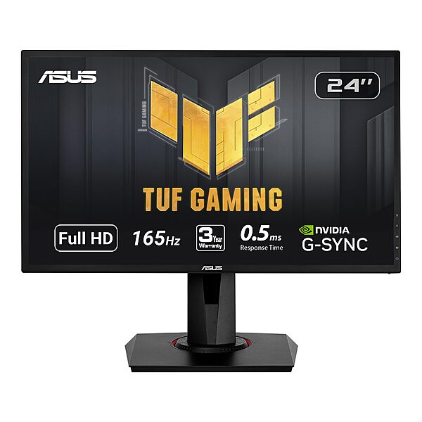 ASUS VG248QG 24" G-SYNC Gaming Monitor 165Hz 1080p 0.5ms Eye Care with DP HDMI DVI,Black 24" 0.5ms 165Hz G-SYNC Height Adjustable