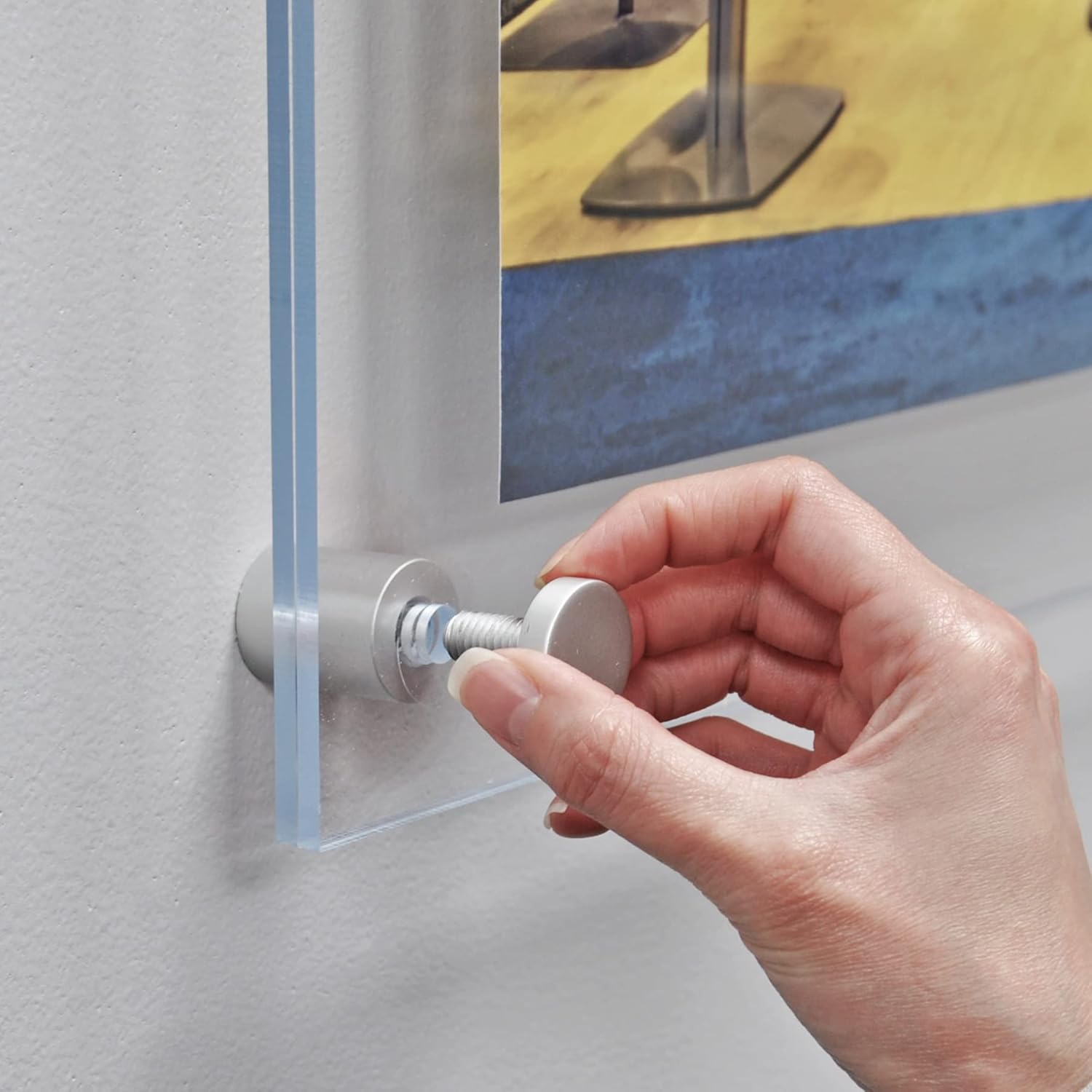 Azar Displays Standoff Acrylic Sign Holder