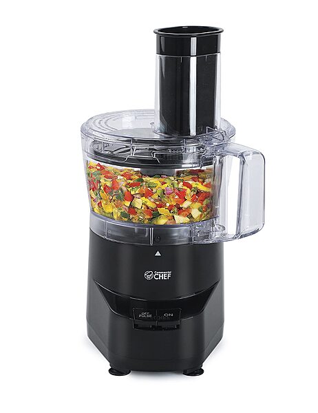 Commercial Chef 4-Cup 2-Speed Food Processor, Black