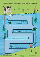 Scholastic Puppy Preschool Activity Book, Pre-K