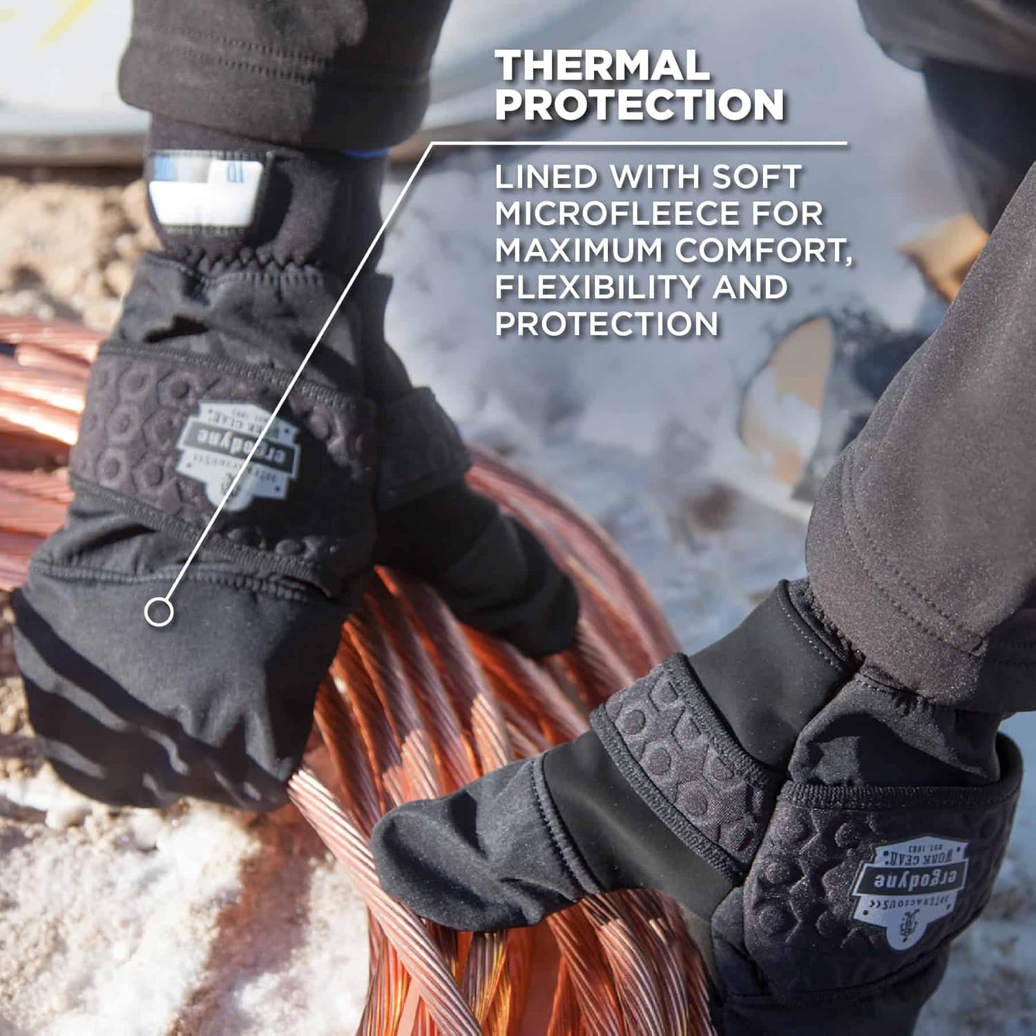 ERGODYNE ProFlex 816 Thermal Flip-Top Gloves