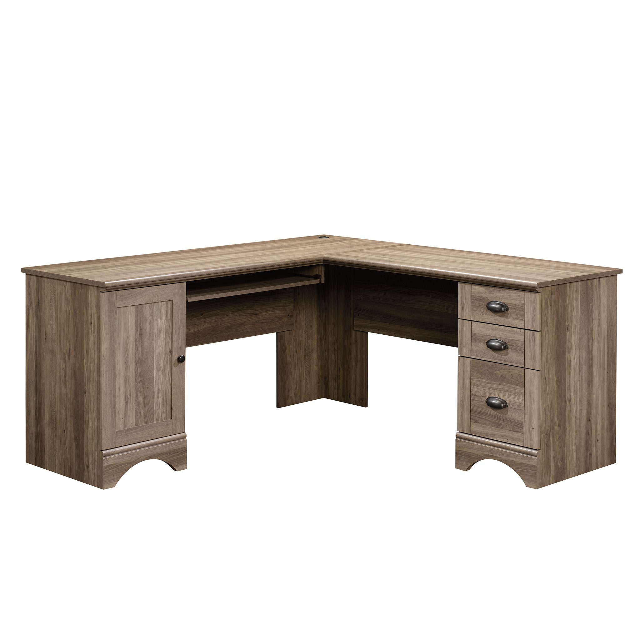 Sauder Harbor View L-Shaped Corner Computer Desk