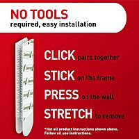 Command Large Picture Hanging Strips, 4 White Adhesive Strip Pairs (8 Strips), Damage Free Hanging Picture Hangers