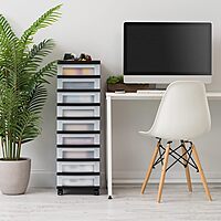 IRIS Storage Cart with Organizer Top