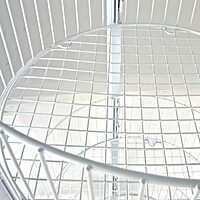 Azar Displays 300703 3 Tiered Round Wire Dump Bins, White