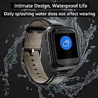 Reloj Inteligente con Detección Caídas para Personas Mayores,Reloj GPS Boton Llamada Emergencia,