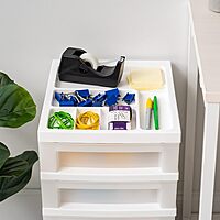 IRIS Storage Cart with Organizer Top