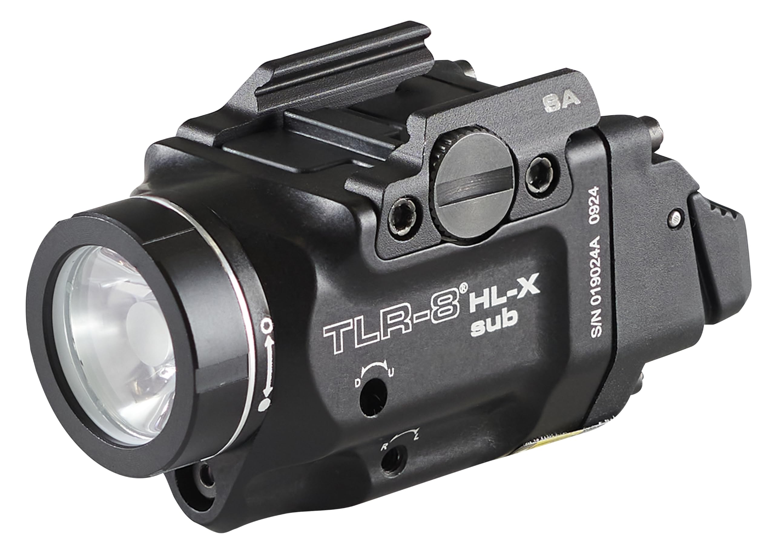 Streamlight 69469 TLR-8 HL-X sub USB 1000-Lumen Weapon Rail-Mounted Rechargeable Tactical Flashlight with Integrated Red