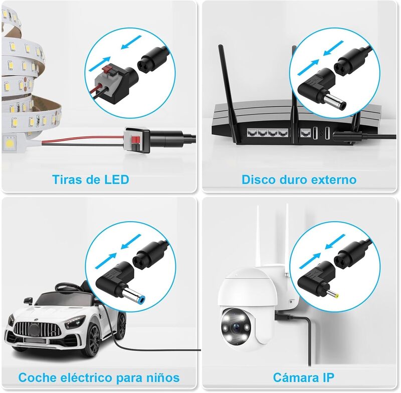 Adaptador Universal de CA a CC, 5V~20Voltios, 1~3a