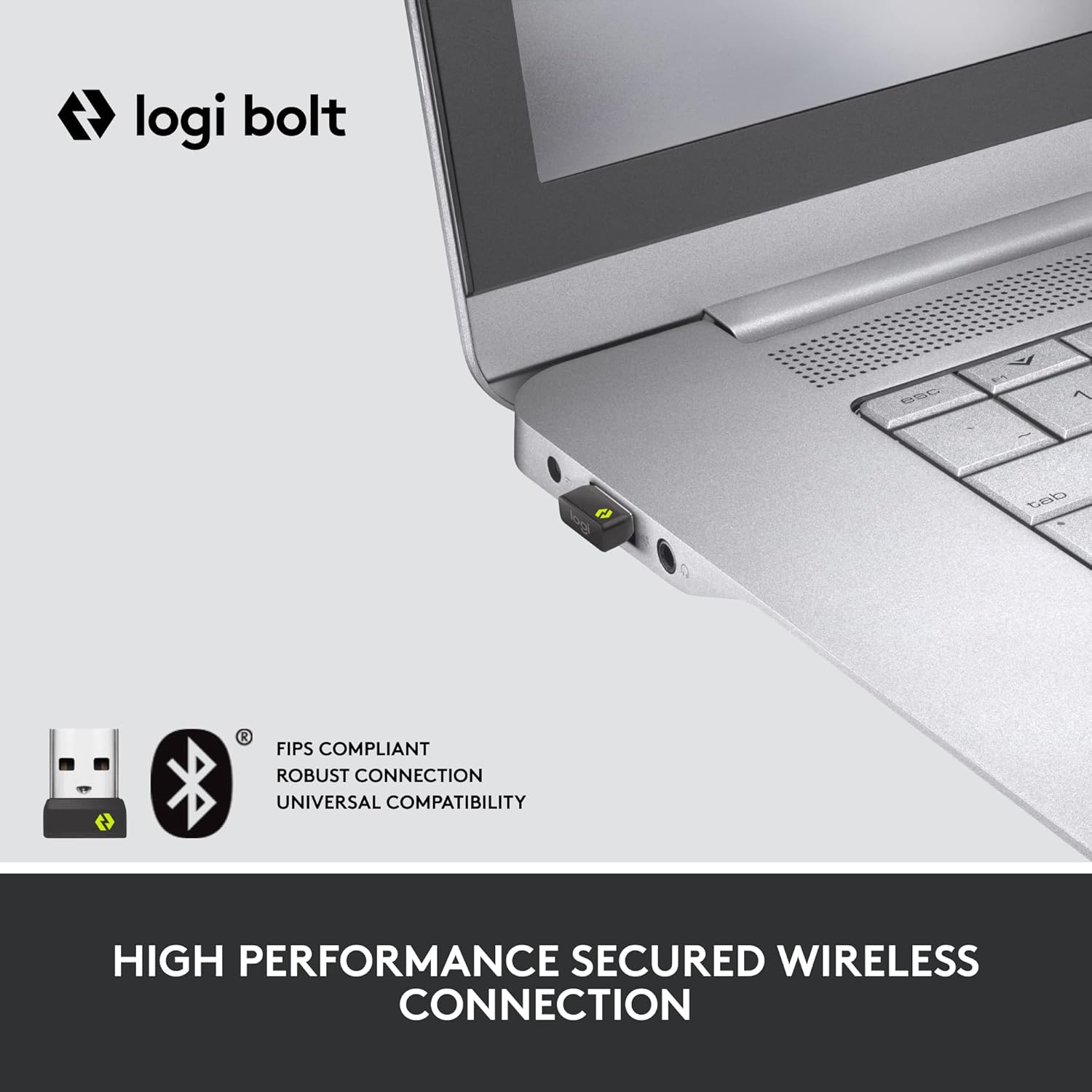 Logitech Lift for Business, Vertical Ergonomic Mouse, Wireless, Bluetooth or Secured Logi Bolt USB, Quiet clicks