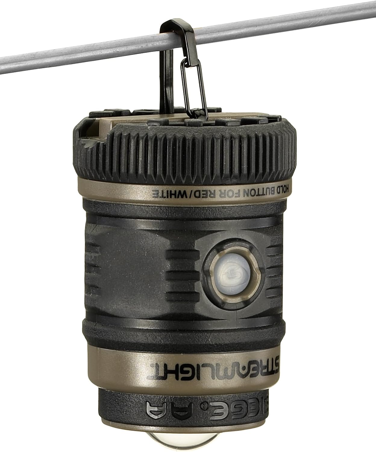 Streamlight 44941 Siege 200-Lumen Ultra-Compact AA Alkaline Outdoor Hand Lantern/Flashlight, Coyote