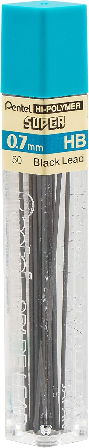 Pentel Super Hi-Polymer HB Lead Refills