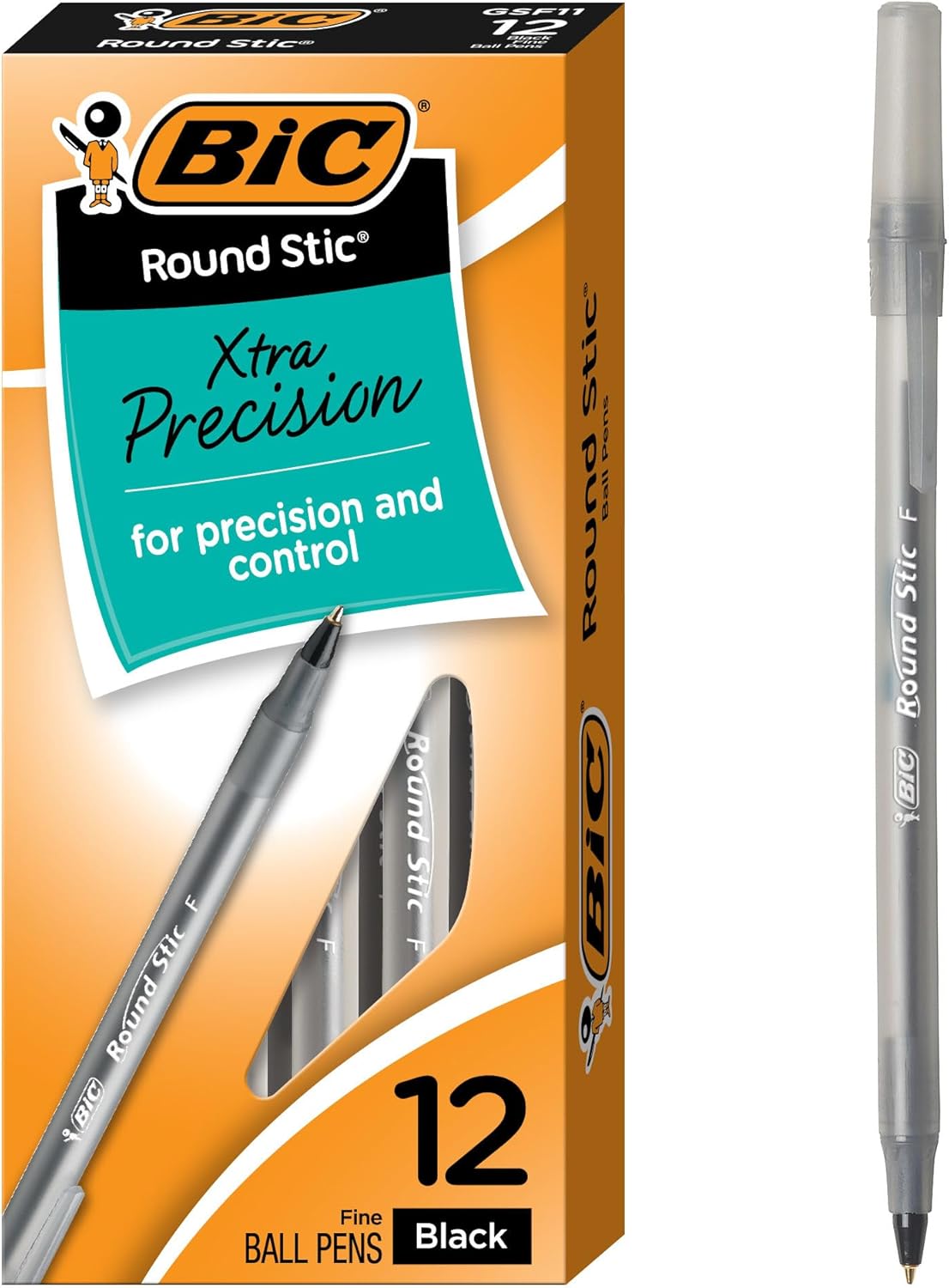 BIC Round Stic Xtra Ballpoint Pens
