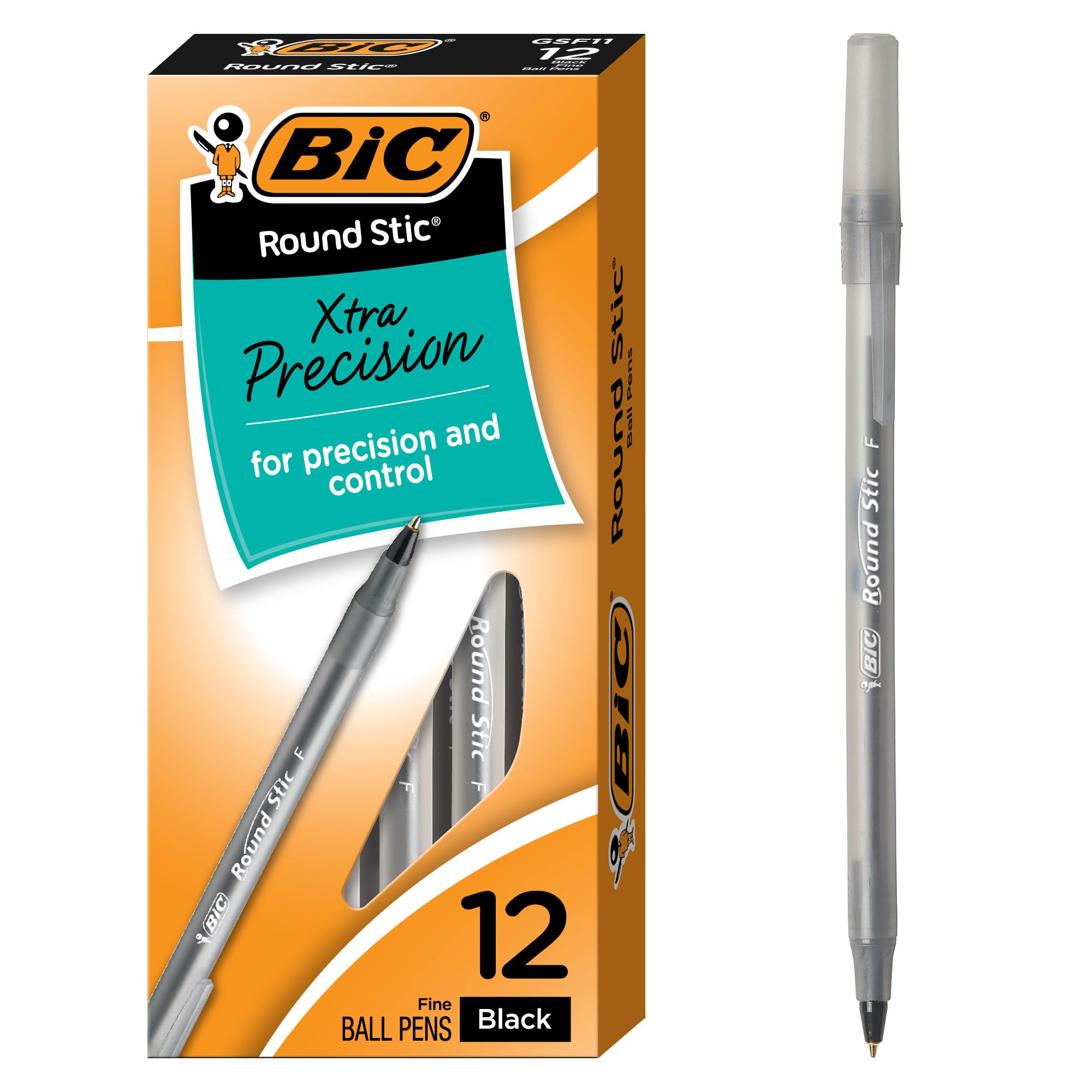 BIC Round Stic Xtra Ballpoint Pens
