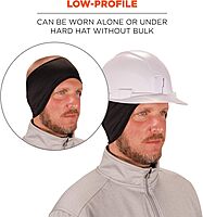 Ergodyne N-Ferno 6887 2-Layer Winter Headband, One Size, Black