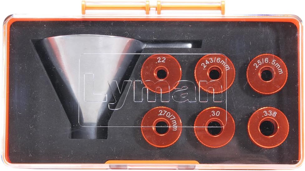 Lyman Products Brass Smith Pro Powder Funnel System, 5, Orange