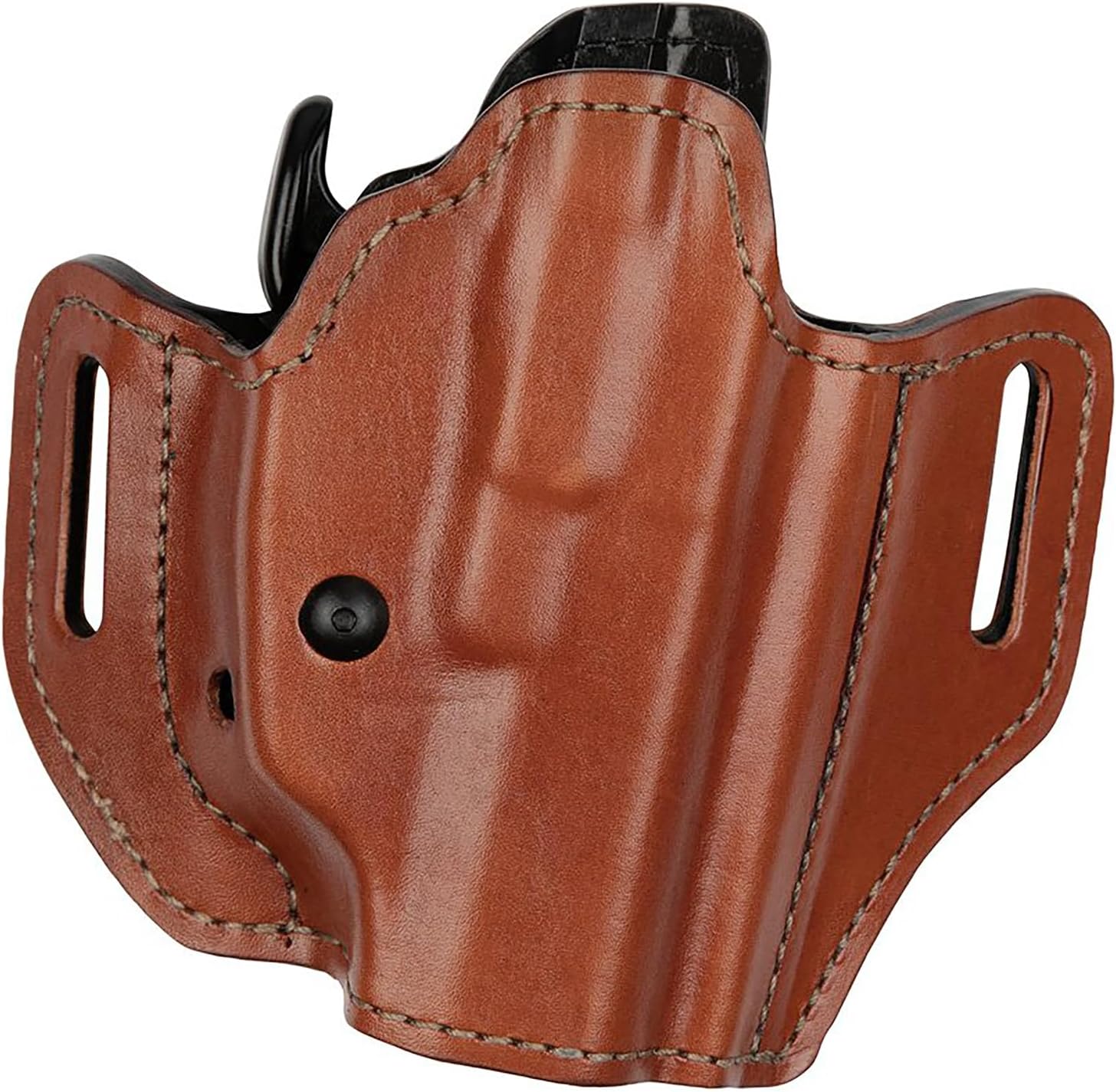 BIANCHI 126GLS Assent Pro-Fit Open-Top Leather Holster with GLS Retention