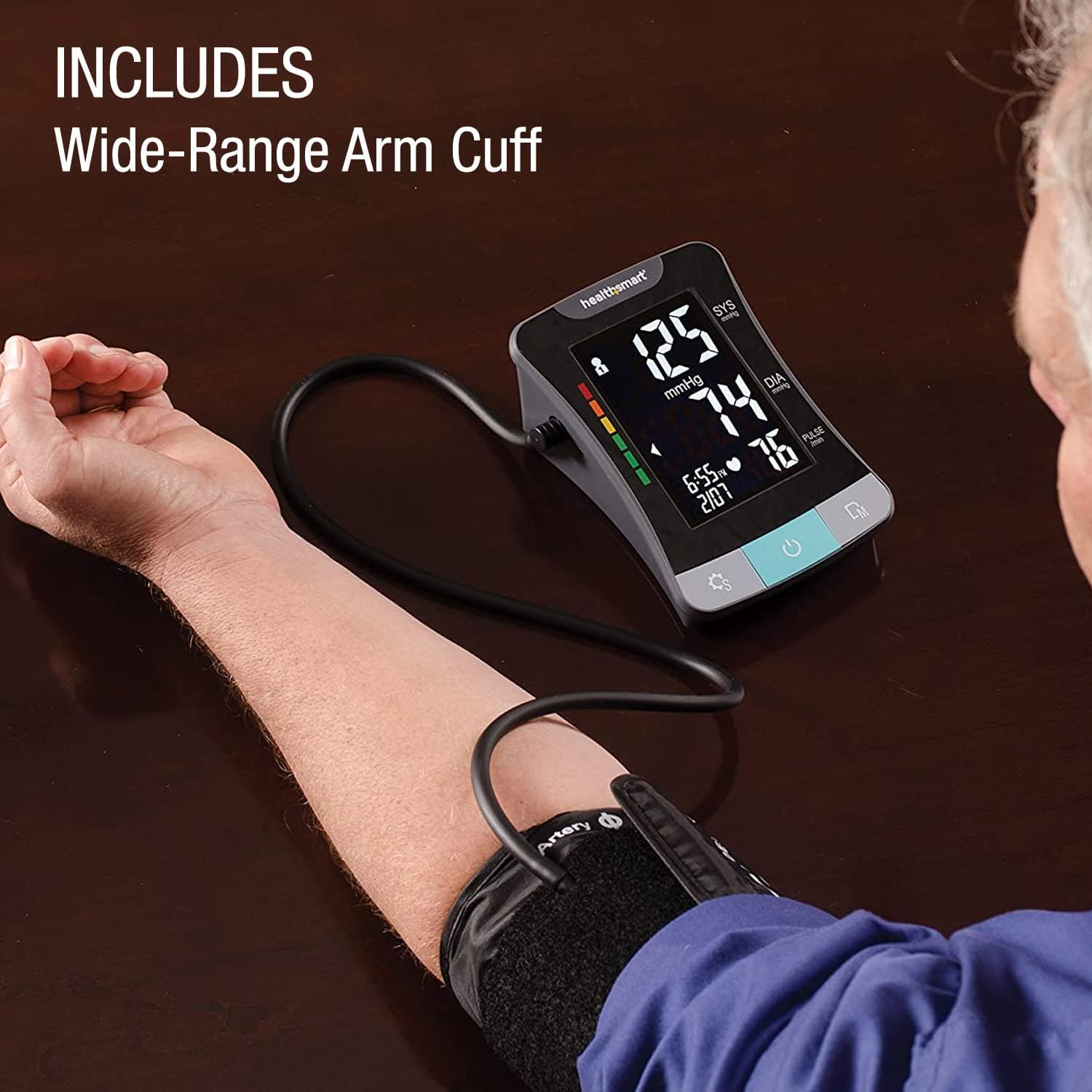 HealthSmart Digital Blood Pressure Monitor (Upper Arm & Wrist)
