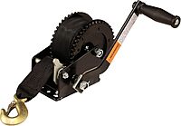 ATTWOOD Manual Boat Trailer Winch with 2" x 20' Nylon Strap