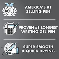 Pilot G2 Premium Gel Pens, Black Pens, Bold Point 1 mm, 12 Black 12 Count (Pack of 1)