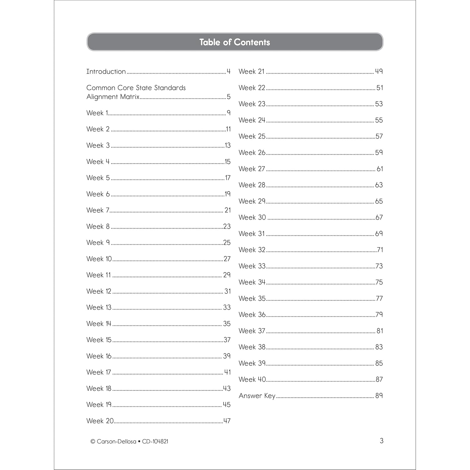 Carson Dellosa Common Core 4 Today 4th Grade Workbook, 40 Weeks of Math, Language Arts, Science