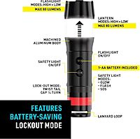 Nite Ize Radiant 3-in-1 LED Mini Flashlight and Lantern