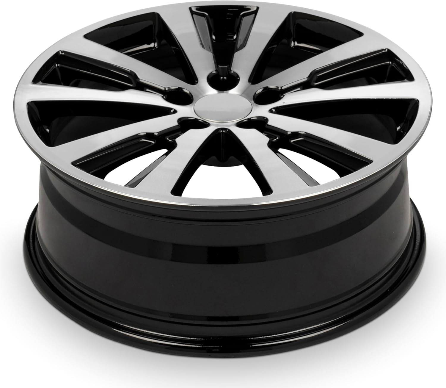 Elama 13-Piece Serving Jar Set, Short, White/Bamboo