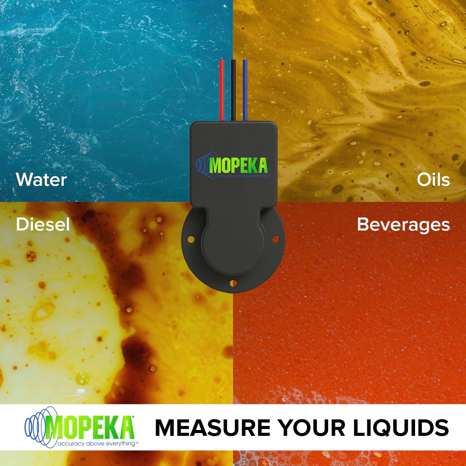 Mopeka Pro200 - Bluetooth & Wired Ultrasonic Sensor for Non-Pressurized Tanks