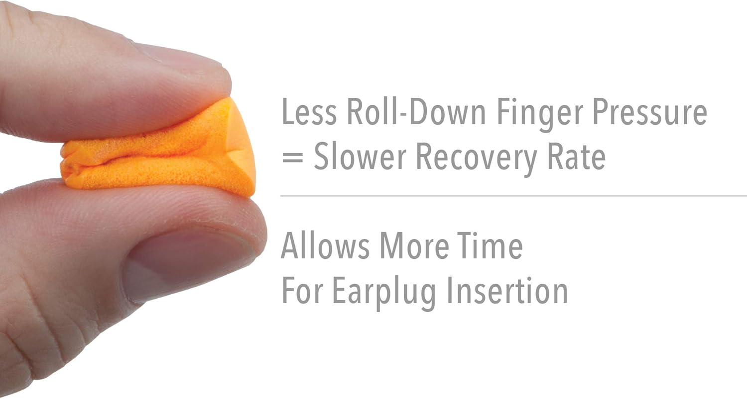 Howard Leight by Honeywell FirmFit Disposable Foam Earplugs, Polybag, 200-Pairs (FF-1) , Orange 200 Pairs