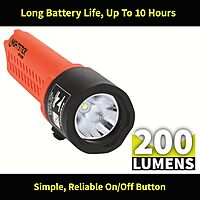 Nightstick XPP-5418RX Intrinsically Safe Flashlight-3 AA (not Included) -Red-UL913 / ATEX, Multicolor