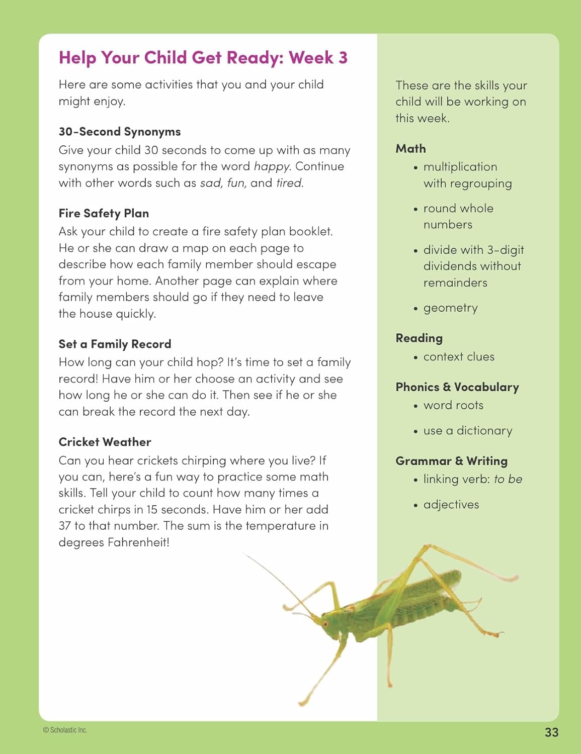 Scholastic Teacher Resources Weekly Reader: Summer Express, Between Grades 4 and 5