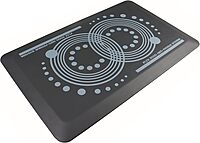 Floortex AFS-TEX 2000 | Anti Fatigue Comfort Mat for Kitchen, Home, Office, Standing Desks | Large Anti Fatigue Mat with Ergonomic Print | 20" x 32" | stone gray