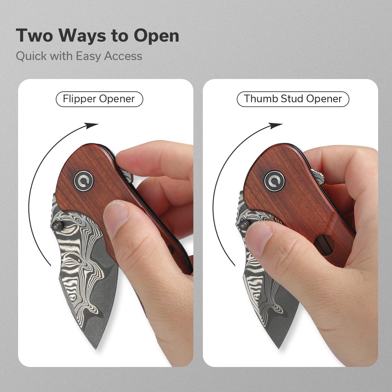 CIVIVI Gordo Folding Pocket Knife for EDC, 2.51" Blade