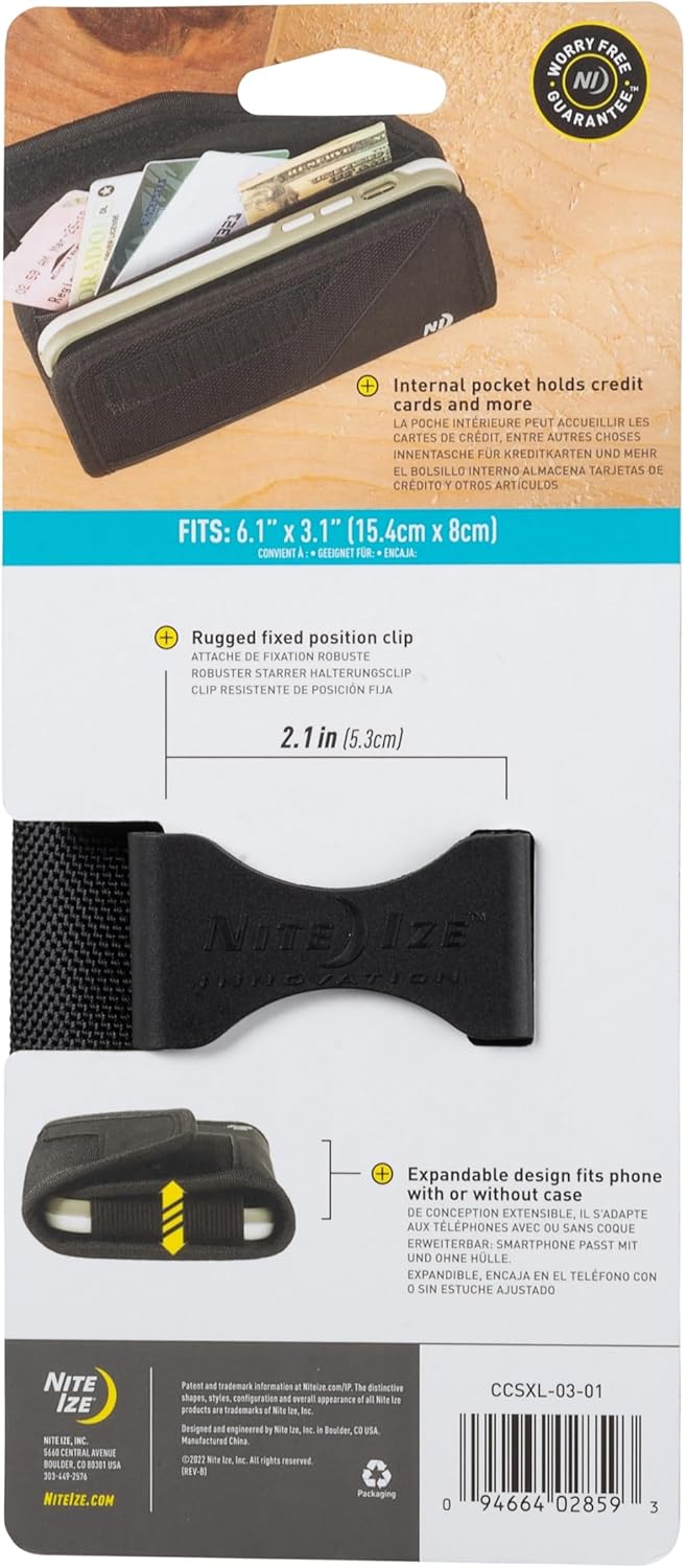 Nite Ize Clip Case Hardshell Horizontal Phone Holster
