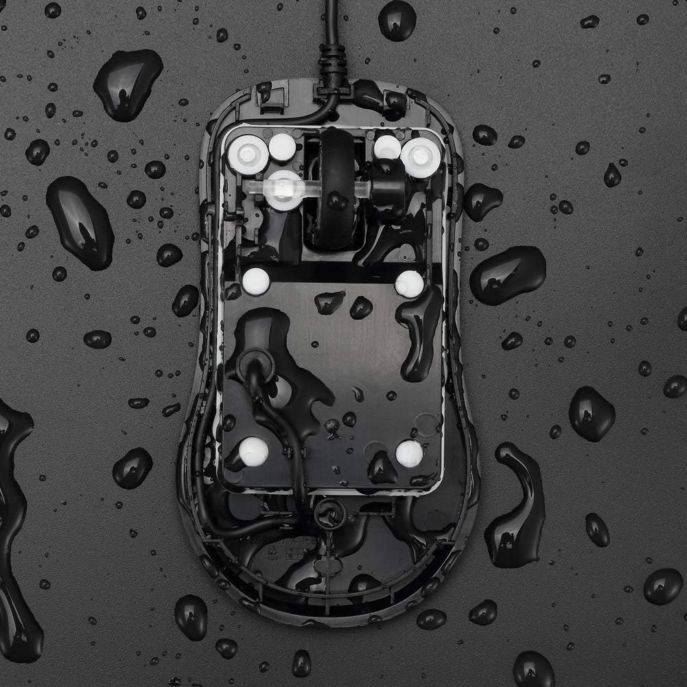 iMouse W4 Waterproof Wired Optical Mouse 1000 DPI USB Computer Mouse for Windows Mac IP66 Water Resistant Design