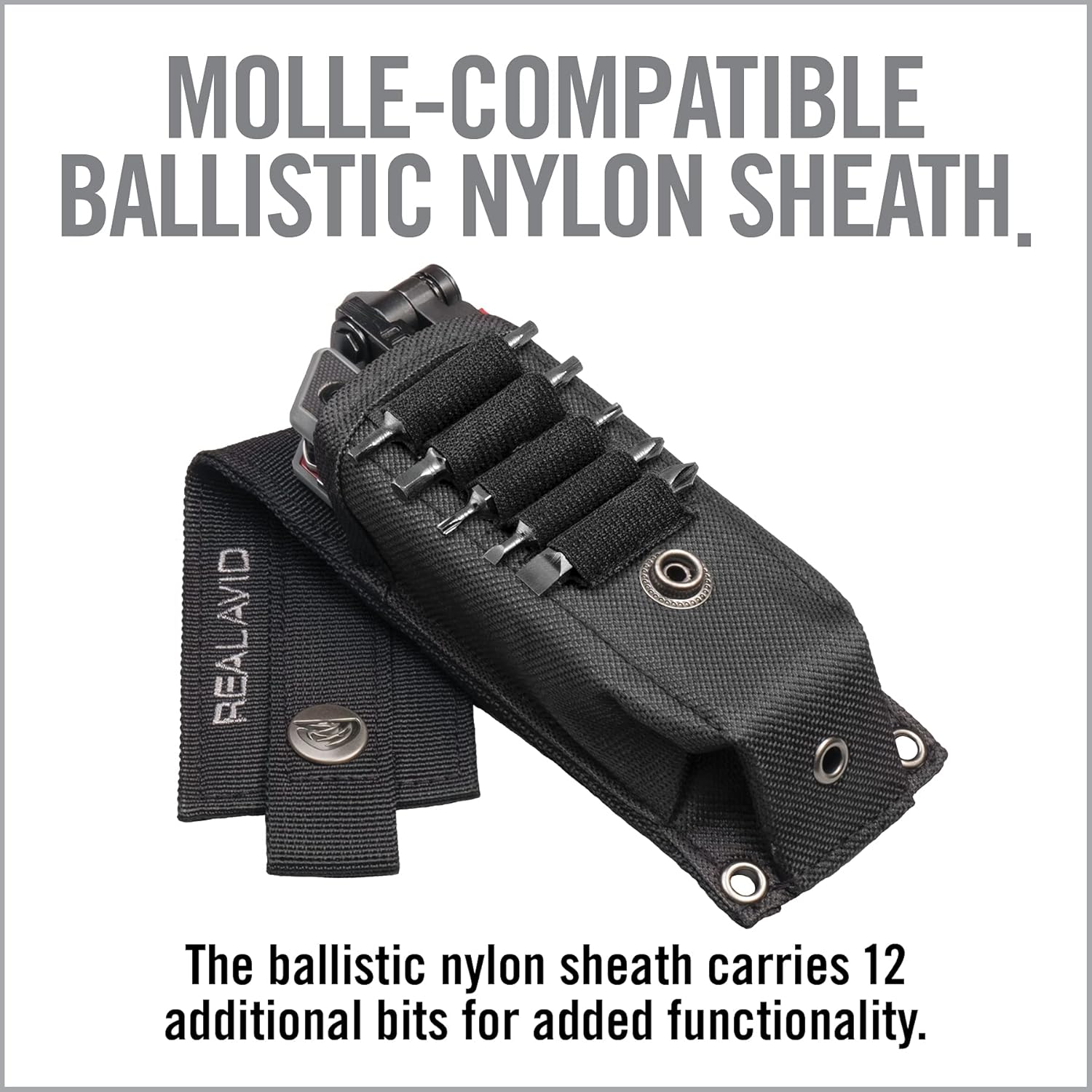 Real Avid Gun Tool Max, 37-in-1 Multitool for Gunsmithing, Includes Pliers, Wire Cutters, Knife Blade