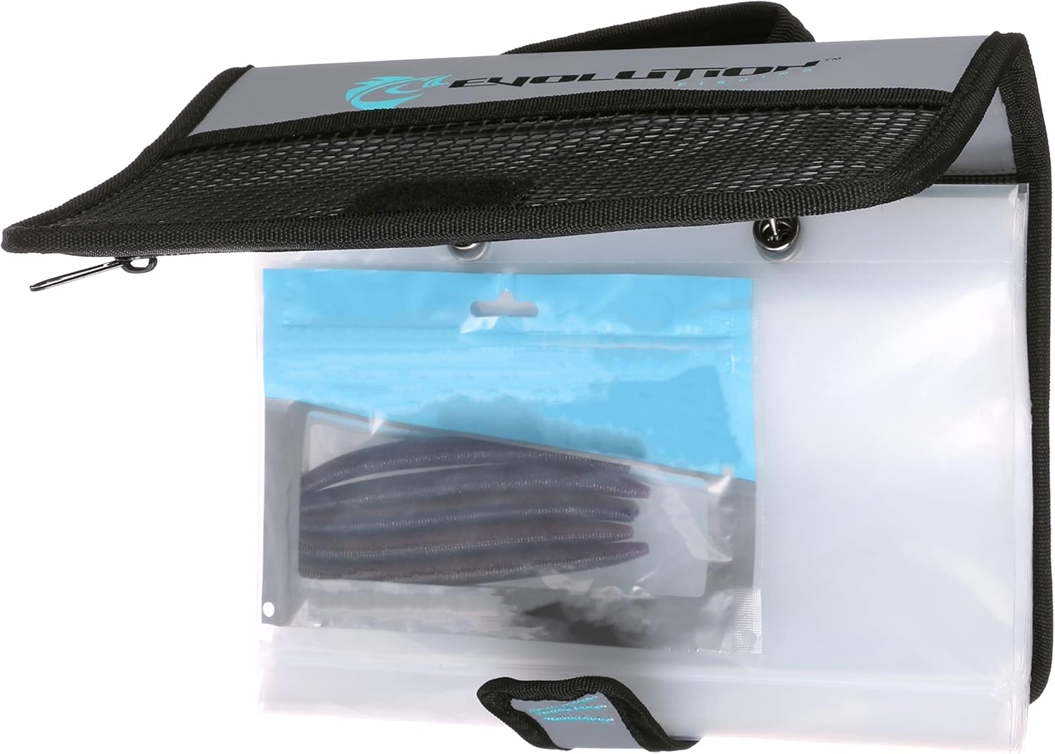 Evolution Fishing Rigger Series Bait Binder - Grey, Water Resistant Tarpaulin Construction, Kayak Fishing Bait Binder