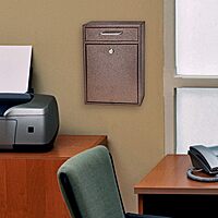 Mail Boss High Security Locking Wall-Mount Mail Drop Box