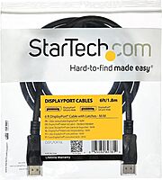 StarTech.com DISPLPORT6L 6-Feet DisplayPort Cable with Latches - M/M