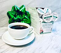 Barnies Coffee & Tea Co. Single Serve K Cup Decaf Coffee Pods, Santas White Christmas, Box Of 24 Pods