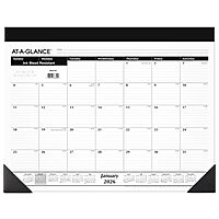 AT-A-GLANCE Monthly Desk Pad Calendar