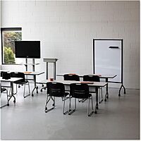 SAFCO Impromptu Full Whiteboard Screen Double-Sided Magnetic Mobile Dry Erase Board