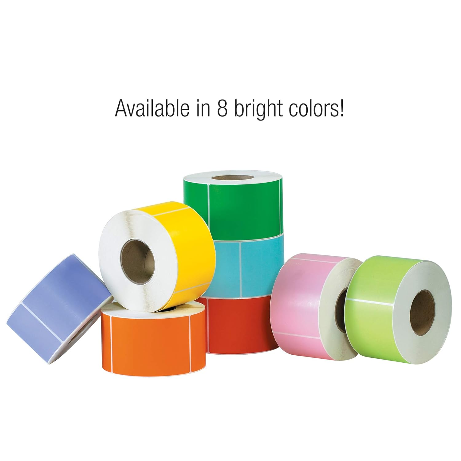 Aviditi THL130GN Thermal Transfer Labels, 4" x 6", Green, 1000 Labels per Roll (Pack of 4 Rolls)