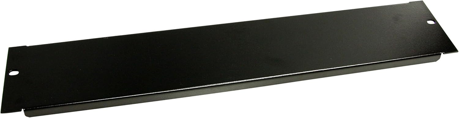 StarTech.com Rack Blanking Panel for 19in Server Racks - Steel - Black